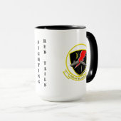 TASSE VS-21 COMBATTANT LES QUEUES ROUGES (Devant droit)