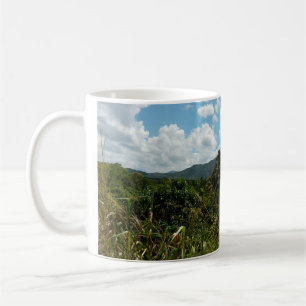 Tasse Vue de Jathika Namal Uyana depuis la route d