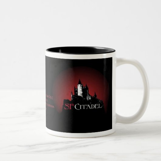 Tasse w/logo1 de citadelle (Droit)