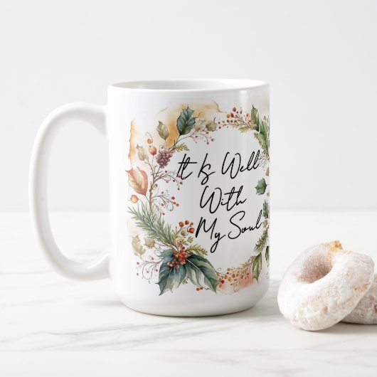 Tasse Well With My Soul (Avec donut)