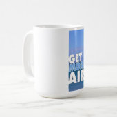 Tasse Windsurfeur en l'air (Devant gauche)
