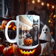 Tasse Wolfie fait du shopping