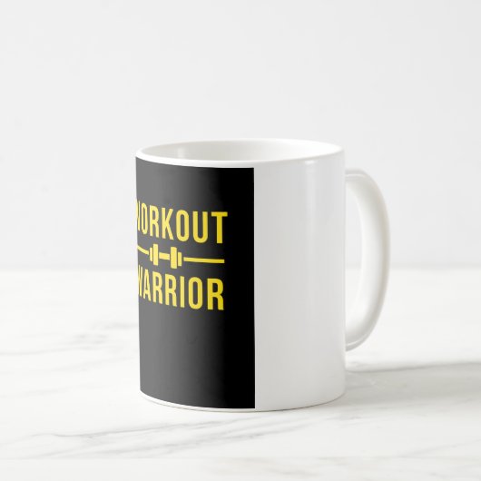 Tasse Workout Warrior (Devant droit)