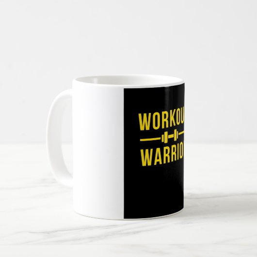 Tasse Workout Warrior (Devant gauche)