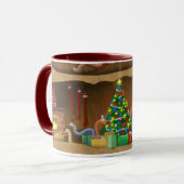 Tasse Wormy de Noël (Devant gauche)