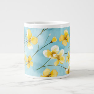 Tasse X-Large motifs d'art populaire ukrainien