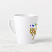 Tasse Yada Yahowah Menorah Latte (Angle gauche)