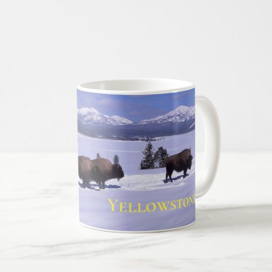 Tasse Yellowstone-Buffle (Devant droit)