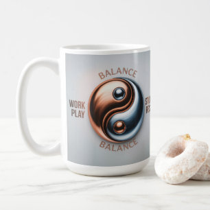 Tasse Yin Yang Équilibre Travail Loisir Étude Repo