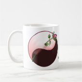Tasse yin yang Rose Rouge (Gauche)