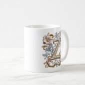 Tasse 'Z' lettre baroque pour une princesse du caf (Devant droit)