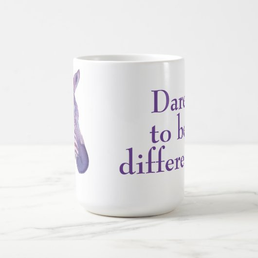 Tasse Zèbre Violet Osez la Différence (Centre)
