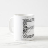 Tasse - Zenletter "E " (Devant gauche)