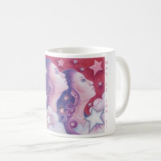 Tasse Zodiac Gemini (Devant droit)