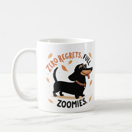 Tasse Zoomies Pleines Sans Regrets – Drôle de Dach (Gauche)