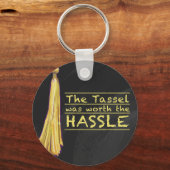 Tassel Hassle Gold Sleutelhanger (Voorkant)