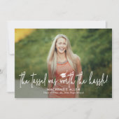 Tassel Hassle Graduation Faire-part Invitation (Devant)