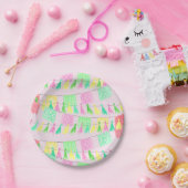 Tassel Papel Picado Roze Groen Feest Papieren Bord (Feest)