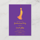Tassel Photo 2025 Graduation Party Mini Invitation (Devant)