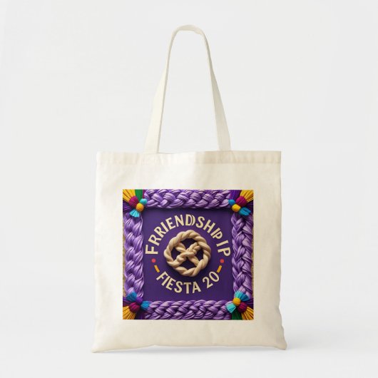 Tassel Raffia Feest Tote Bag (Voorkant)