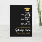 Tassel was het gedoe waard - Modern Afstuderen Kaart (Voorkant)
