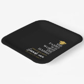 Tassel was het gedoe waard - Modern Afstuderen Papieren Bordje (Gebogen)