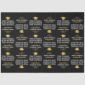 Tassel was het gedoe waard - Modern Afstuderen Tissuepapier (Voorkant)