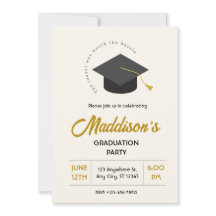 Tassel Worth of the Hassle Afstuderen Invitation