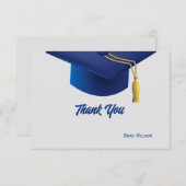 Tassel Worth the Hassle Graduation Carte de remerc (Devant / Derrière)