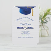 Tassel Worth the Hassle Graduation Invitation (Debout devant)