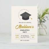 Tassel Worth the Hassle Graduation Invitation (Debout devant)