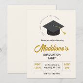 Tassel Worth the Hassle Graduation Invitation (Devant / Derrière)