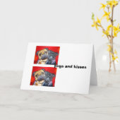 Tassen en kussen kaart (Gele Bloem)