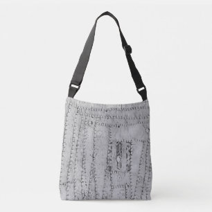 Tassen kruis over tas art design stijl