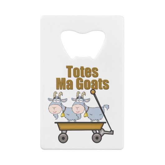 Tassen Ma Goats Kredietkaart Flessenopener (Achterkant)