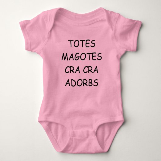 TASSEN MAGOTES CRA CRA ADORBS ROMPER (Voorkant)