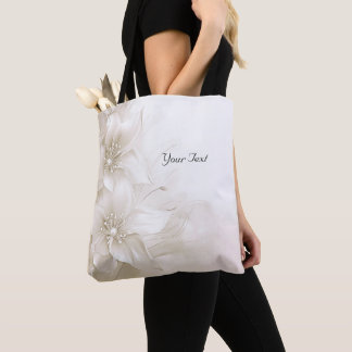 Tassen met ivoorwitte bloemen