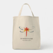 Tassen met Rode Libel Motief (Achterkant)