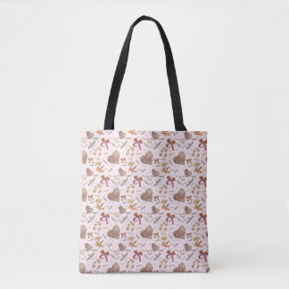 Tassen met vintage bloemen en papieren harten
