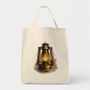 Tassen met vintage lantaarn licht esthetische graf