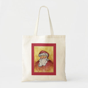 Tassen voor Kerstcadeaus met Vintage Kerstman
