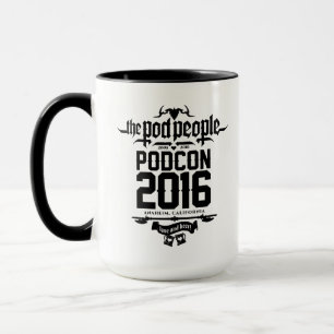 Tasses 2016 verticales noires et telles de logo de