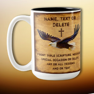 Tasses à café avec des versets bibliques. Sublime,