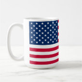 Tasses à café avec drapeau américain (Gauche)