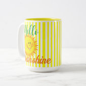 Tasses à café, Bonjour Sunshine Stripes (Devant gauche)