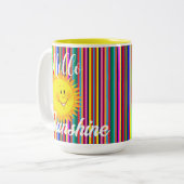 Tasses à café, Bonjour Sunshine Stripes (Devant gauche)