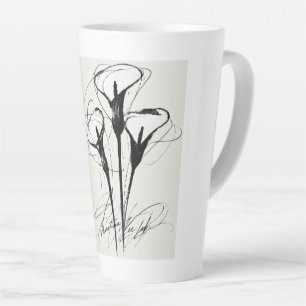 Tasses à café botaniques minimalistes Lignes de
