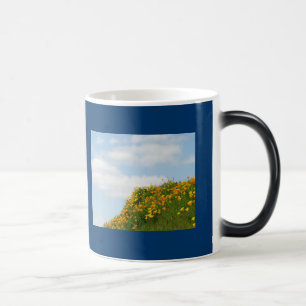 Tasses à café Ciel Bleu personnalisées Fleurs de n