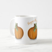 Tasses à café Citrouilles Peintes (Devant gauche)