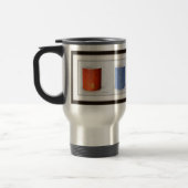 Tasses à café colorées encadrées (Gauche)